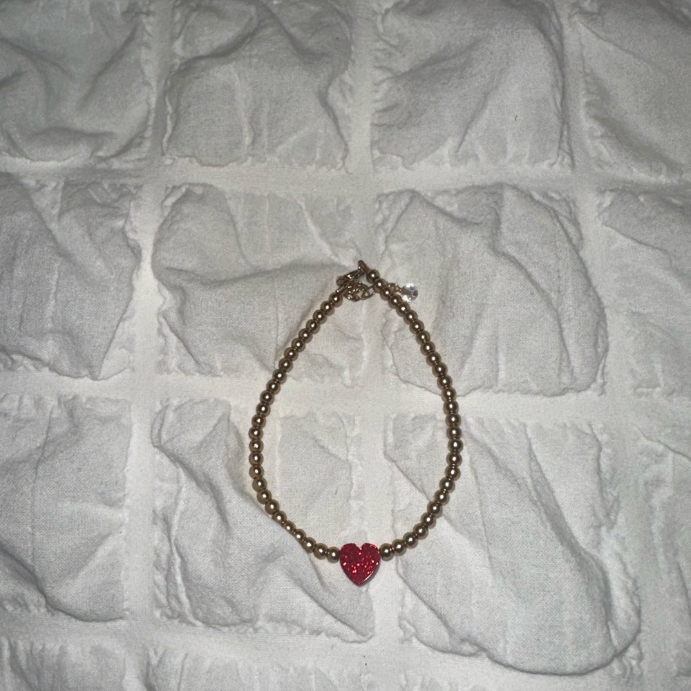 Red Heart Hazel Bracelet